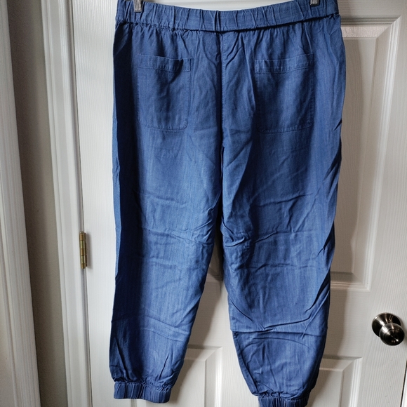 Ruby Rd. Chambray blue joggers women's size XL - Picture 7 of 9